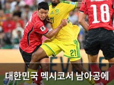 대한민국 멕시코서 남아공에 0대1로 패배