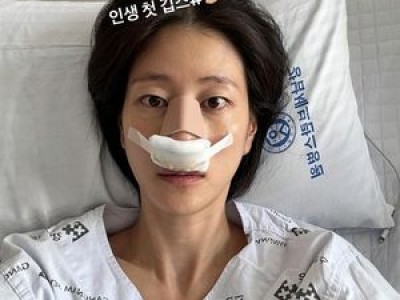 이현이 축구경기 중 코뼈 골절 부상 당해