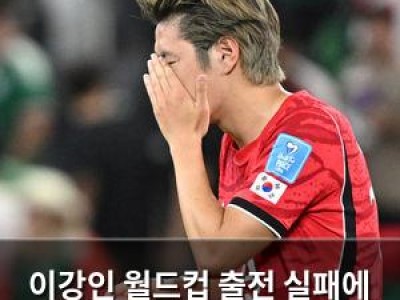 이강인 월드컵 출전 실패에 한국 축구 팬들 실망