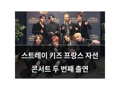 스트레이 키즈 프랑스 자선 콘서트 두 번째 출연