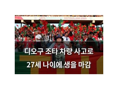 디오구 조타 차량 사고로 27세 나이에 생을 마감