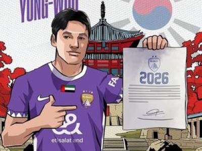 박용우 UAE 구단 욱일기 이미지로 재계약 공개해 논란